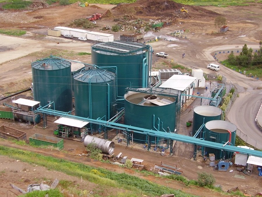The 12,000 m³ CSTR digester at Gujjar Colony, Lahore